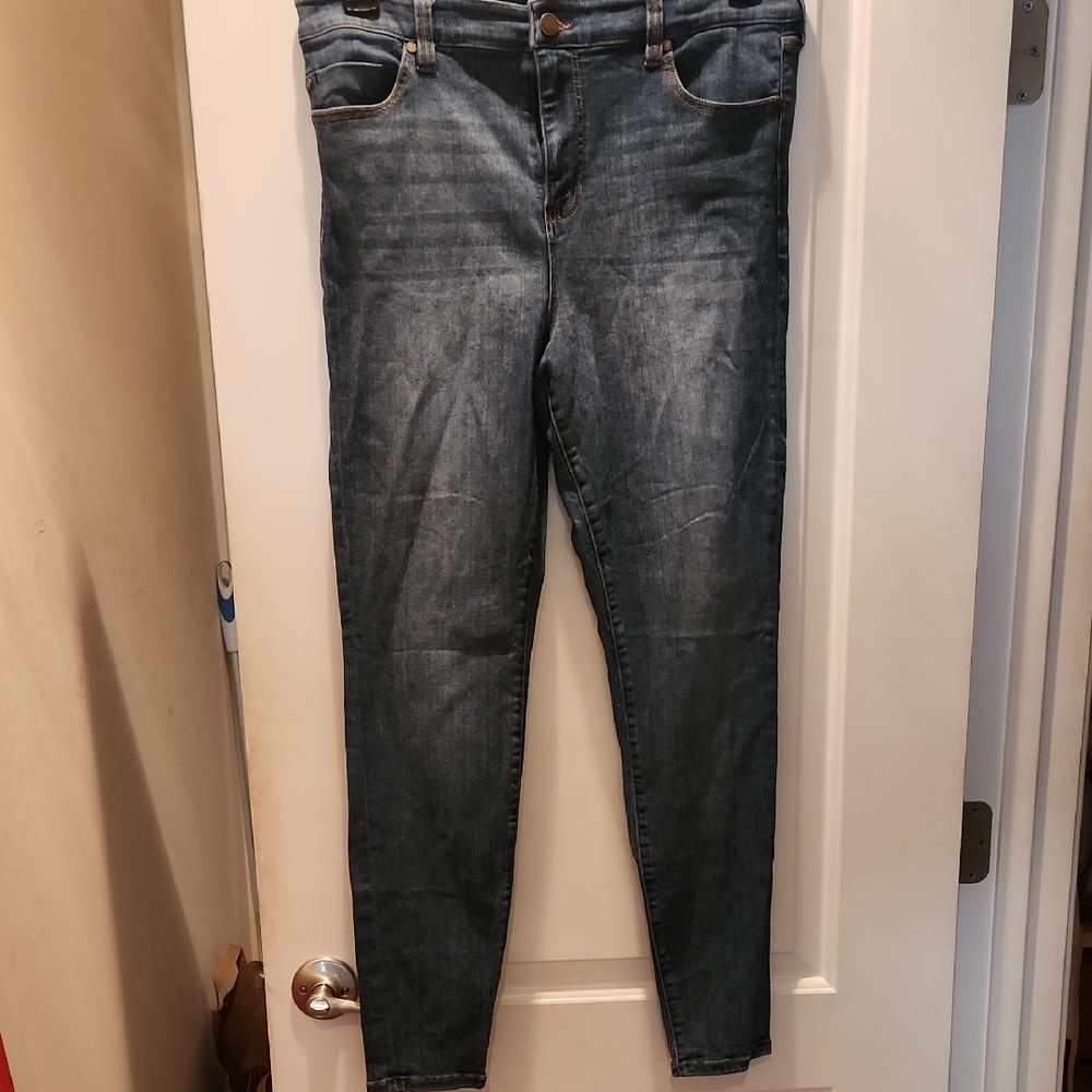 Liverpool Size 14 Blue Women's Skinny Jeans